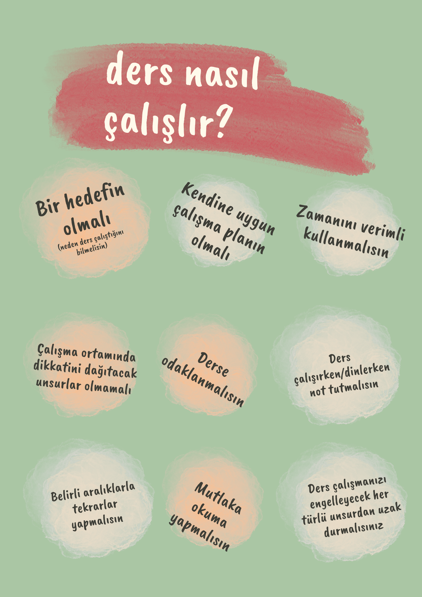 ders nasıl çalışlır